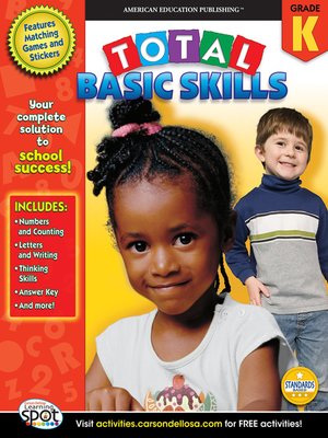 cover image of Total Basic Skills, Grade K